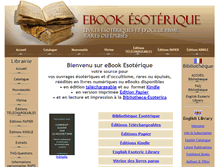 Tablet Screenshot of ebookesoterique.com